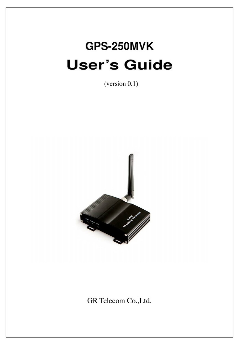 GR GPS-250MVK user guide GR GPS-250MVK user guide