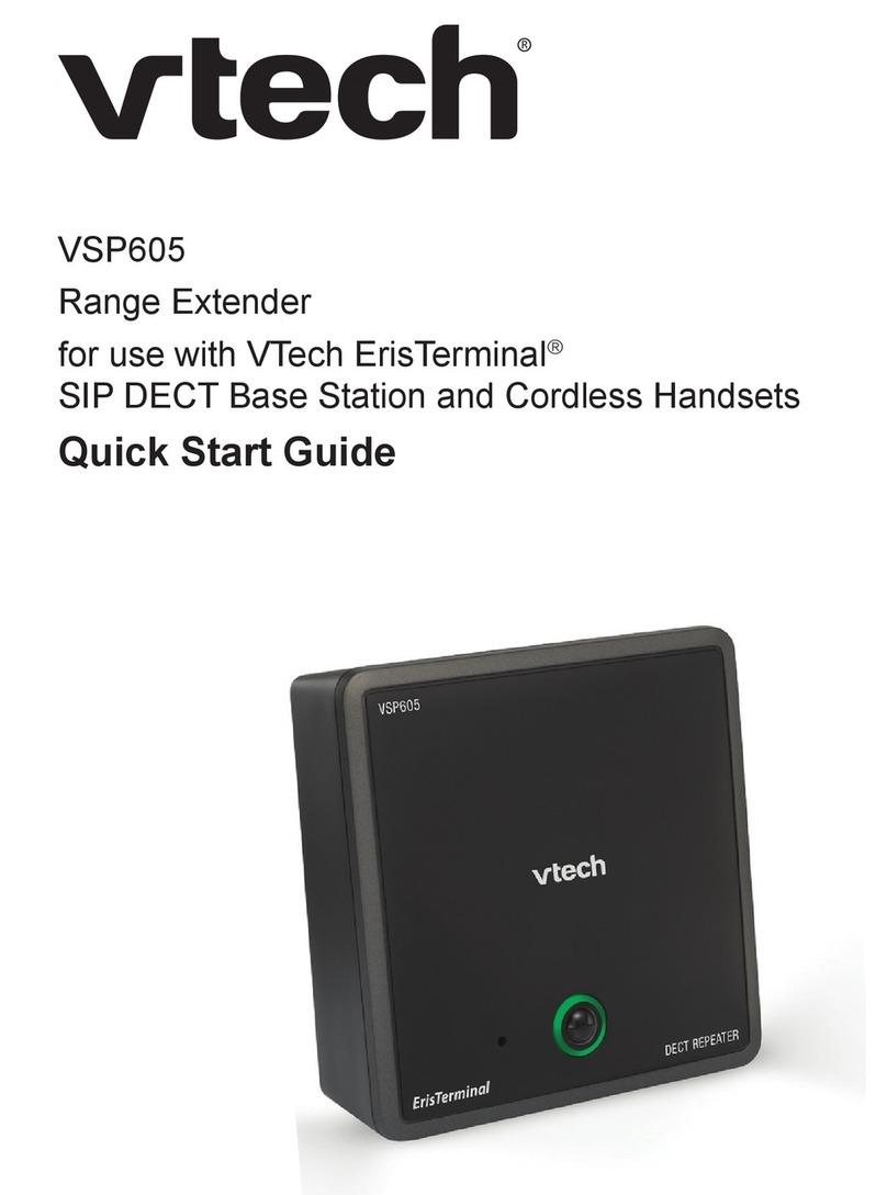 V-tech VSP605 quick start guide