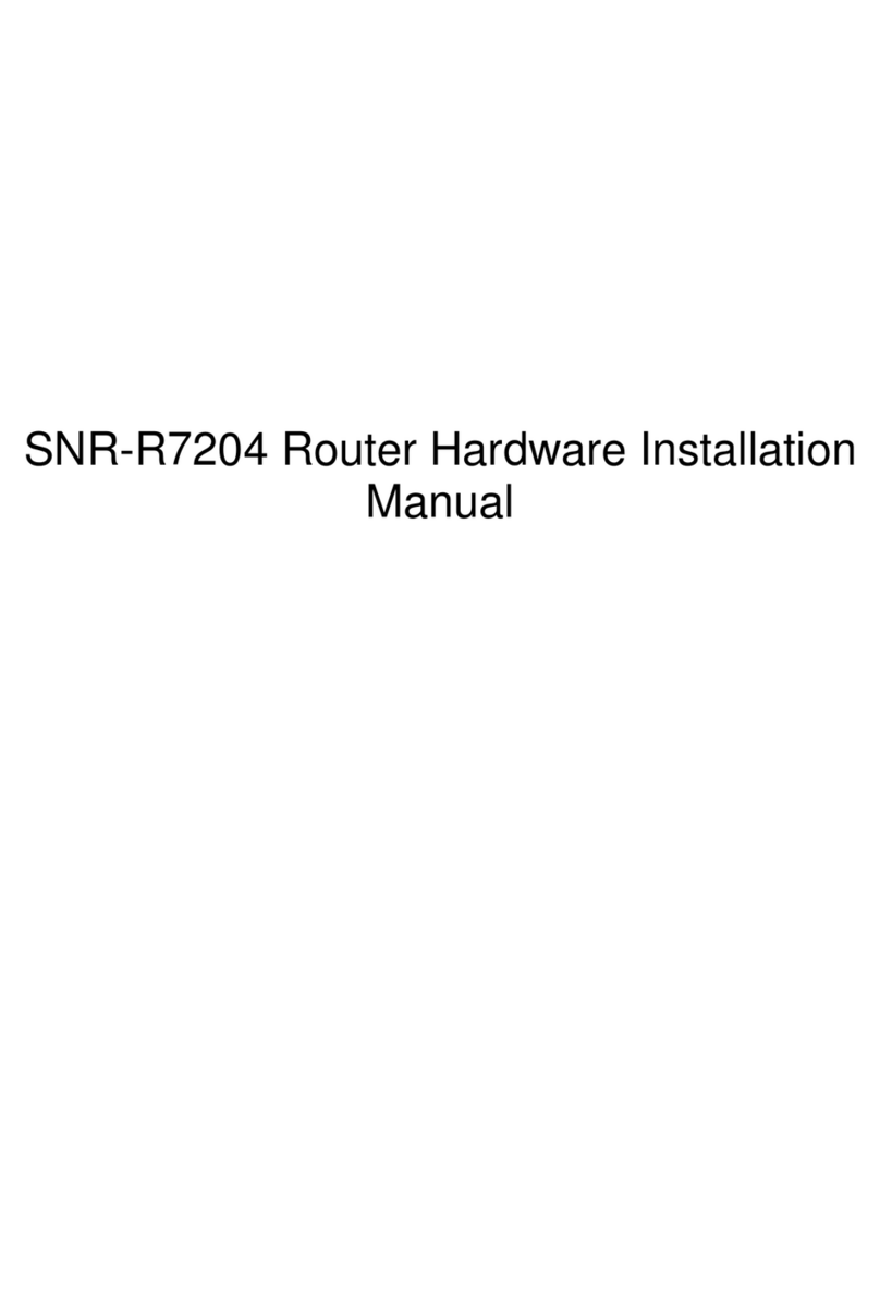 NAG SNR-R7204 Hardware installation manual