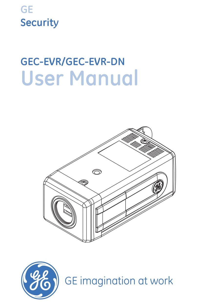 GE Security GEC-EVR User manual GE Security GEC-EVR User manual