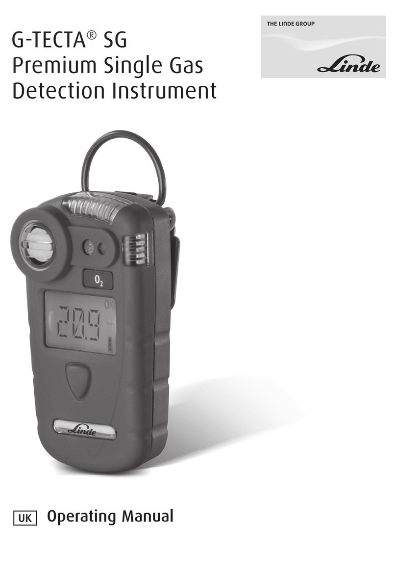 Linde G-TECTA SG operating manual