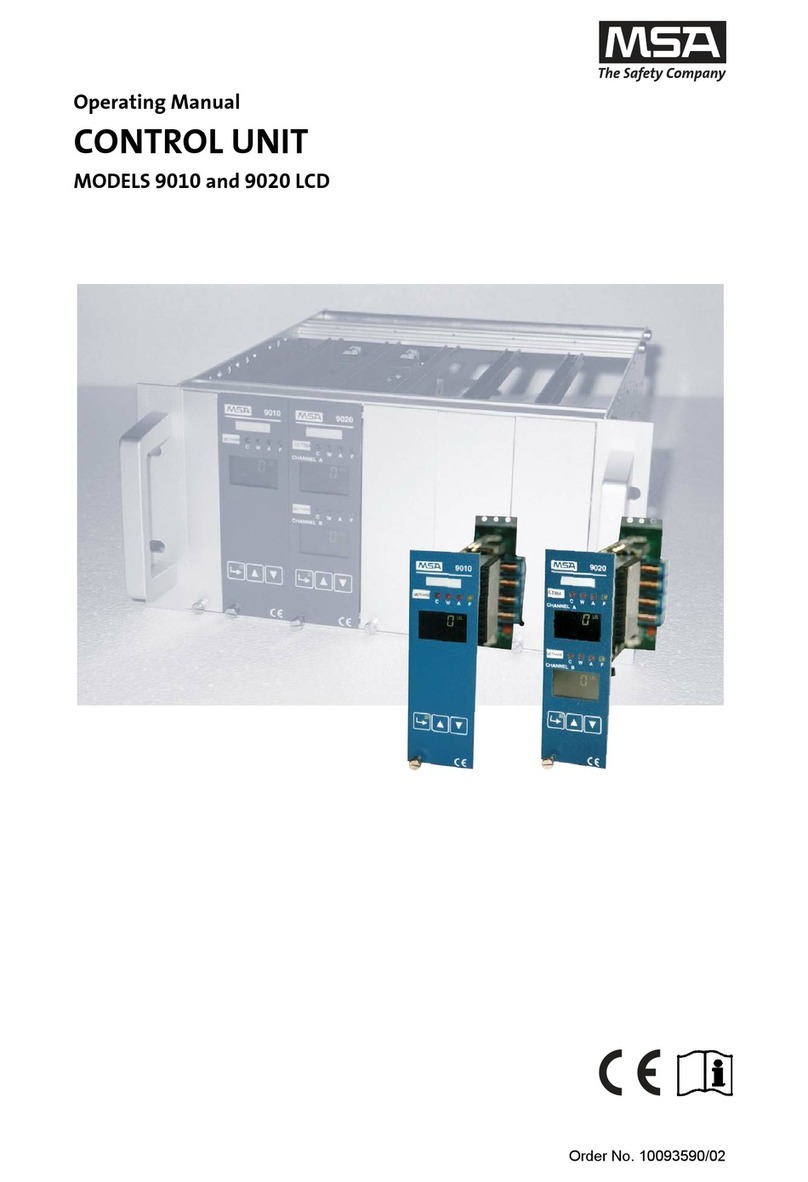 MSA 9010 LCD User manual