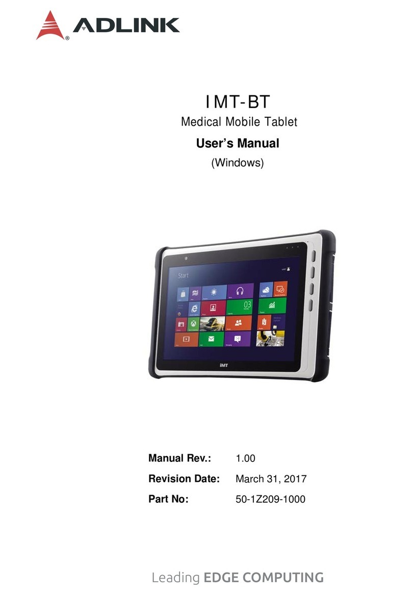 ADLINK Technology IMT-BT user manual