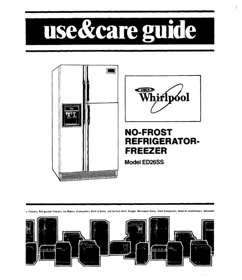 Whirlpool ED26SS Use & care guide