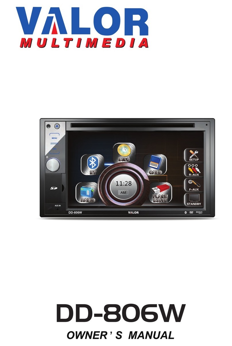 Valor DD-806W owner's manual