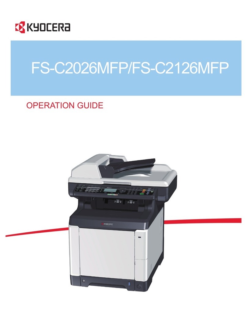 Kyocera FS-C2026MFP User manual