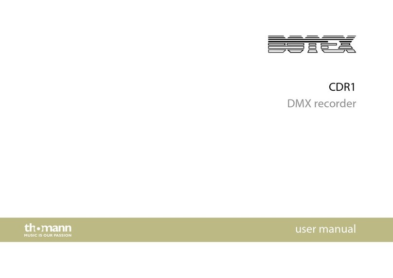 thomann CDR1 user manual