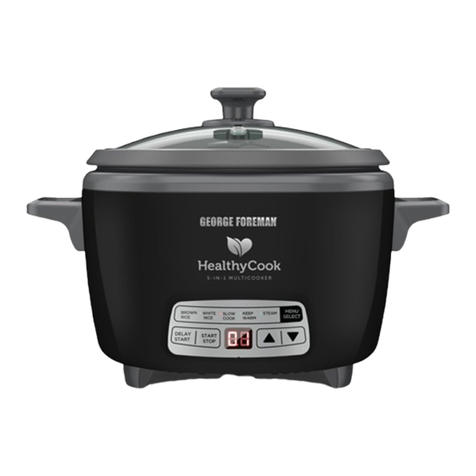 George Foreman GFMC14 Instructions & warranty