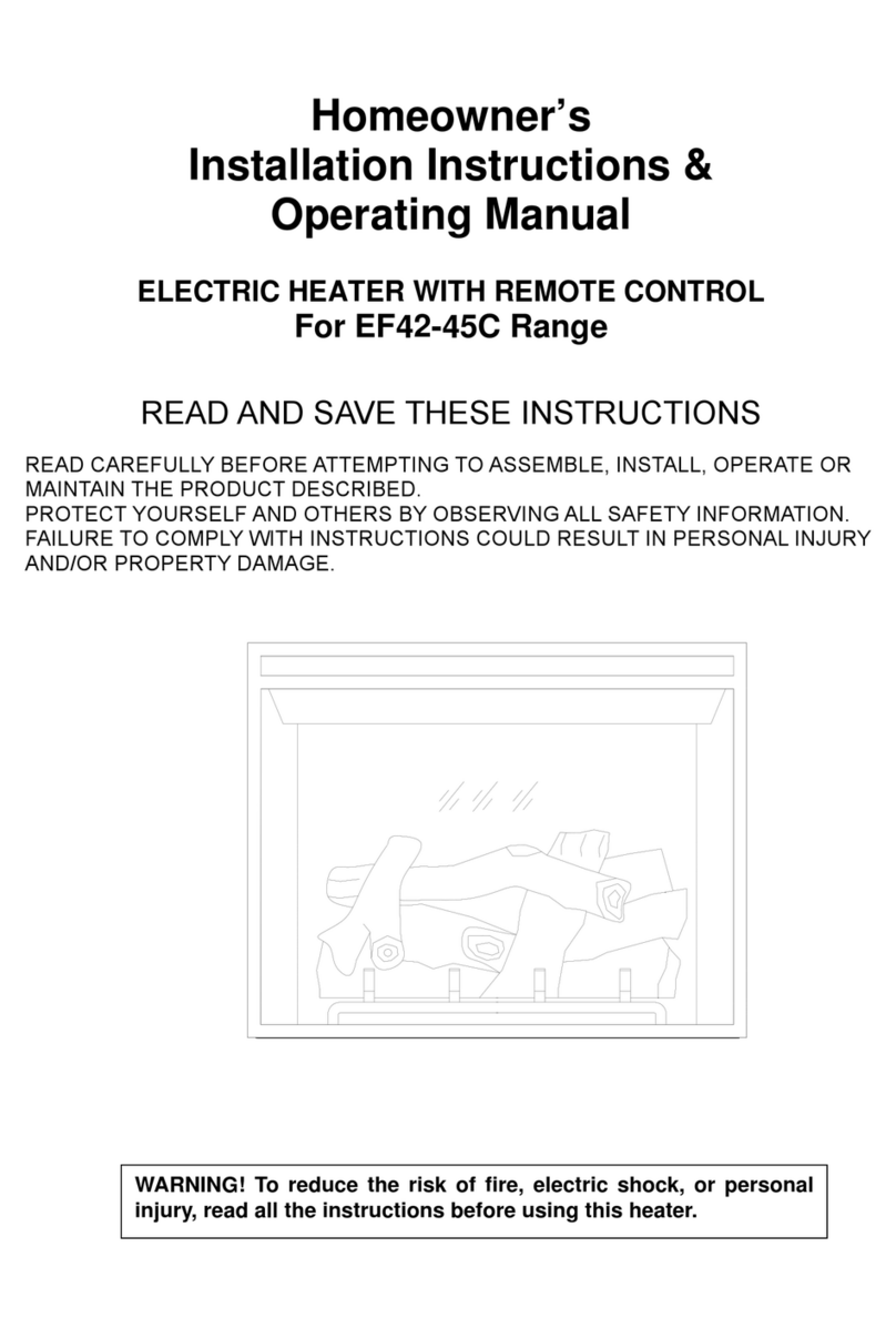 Richen EF42C Installation instructions & operating manual