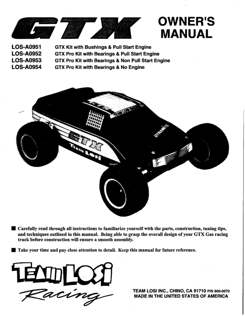 Team Losi LOS-A0951 owner's manual