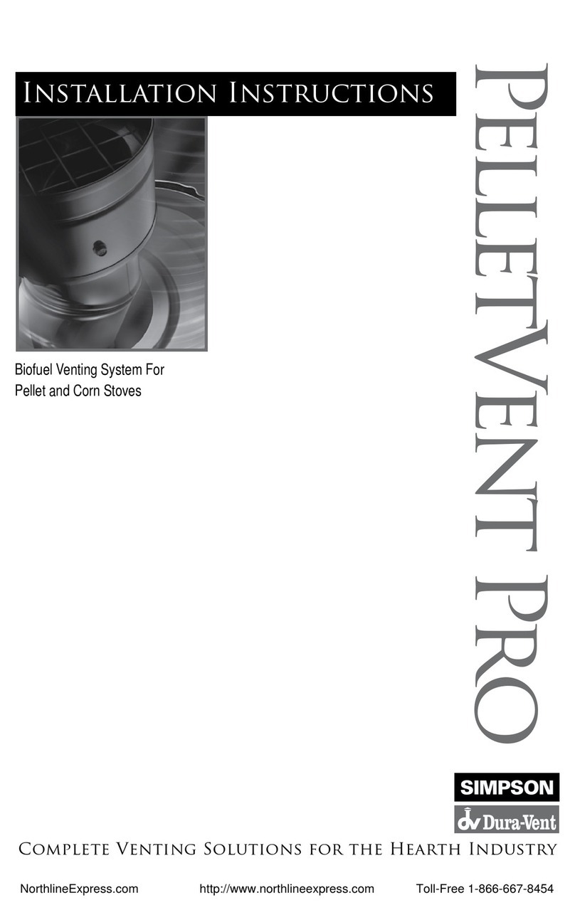 Simpson PelletVent Pro installation instructions