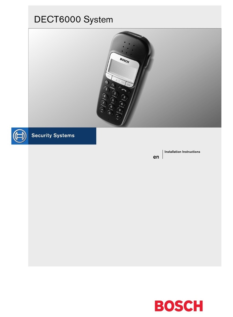Bosch DECT6000 User manual