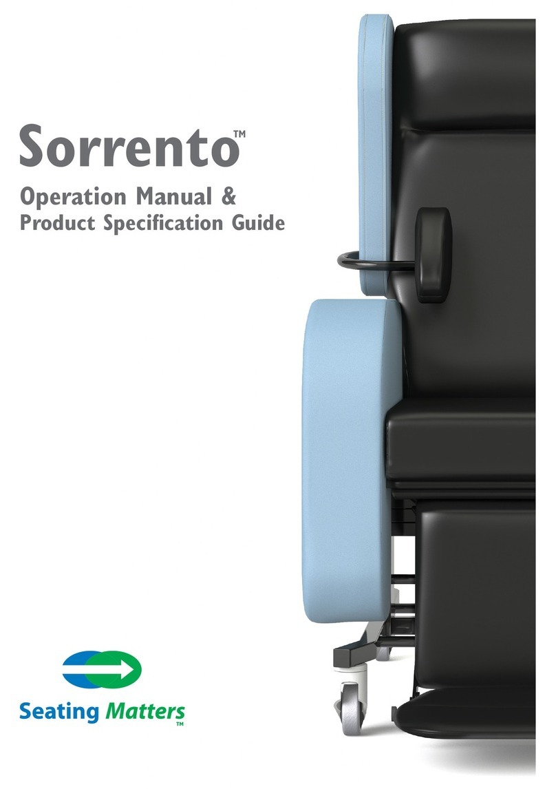 Seating Matters Sorrento Installation instructions Seating Matters Sorrento Installation instructions
