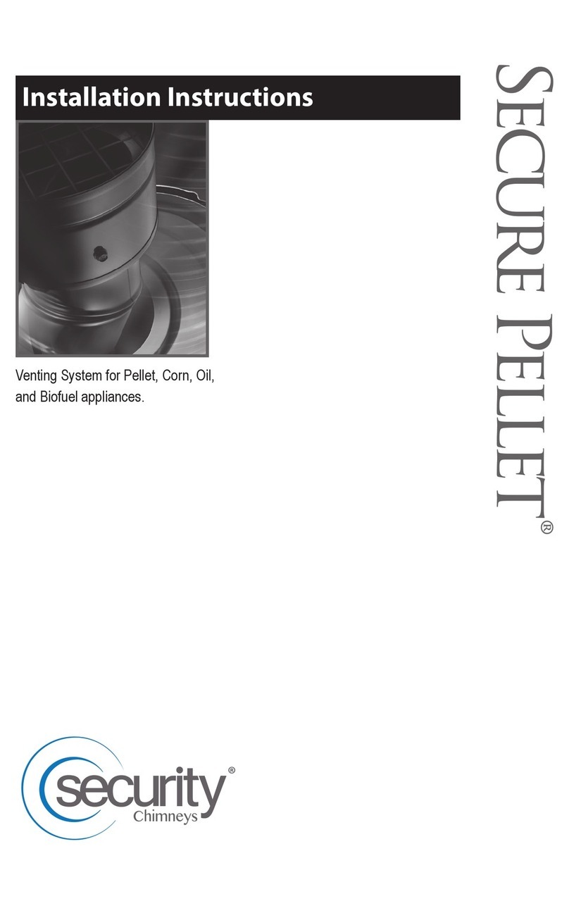 Security Chimneys secure pellet User manual