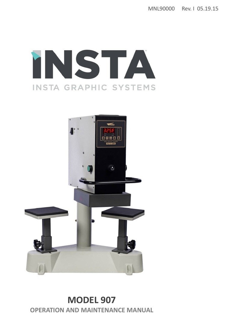 Insta 907 Operation and maintenance manual