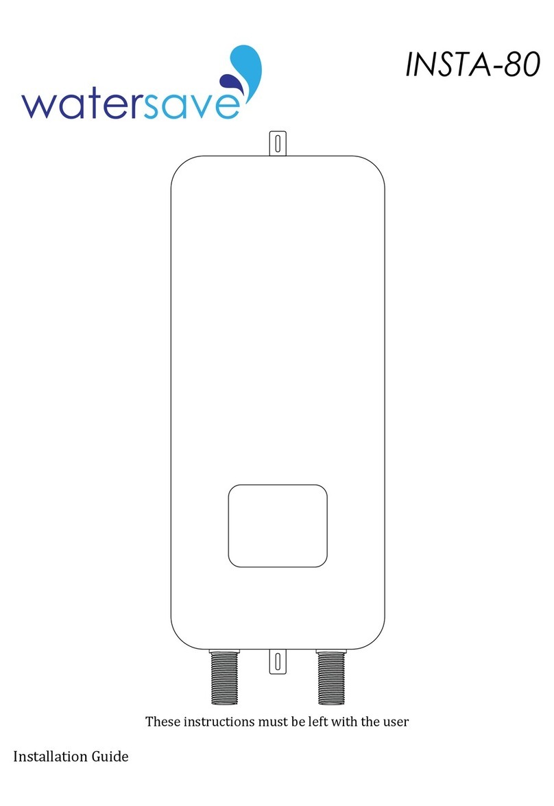 watersave INSTA-80 installation guide