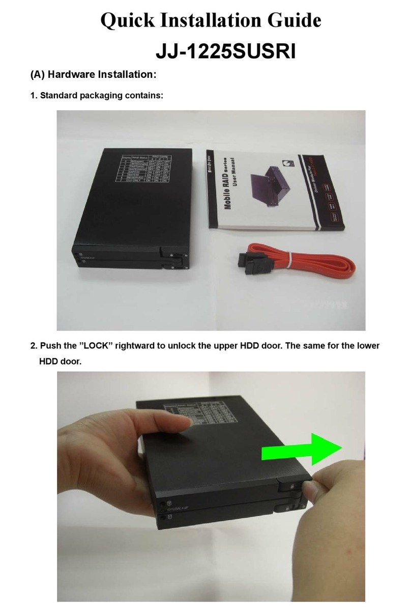 Jou Jye JJ-1225SUSRI Quick installation guide