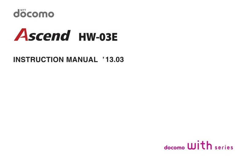 Docomo Ascend HW-03E User manual