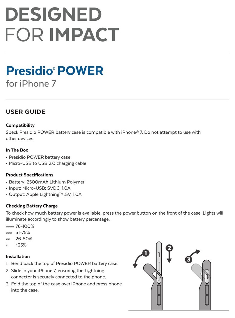 Speck Presidio POWER user guide