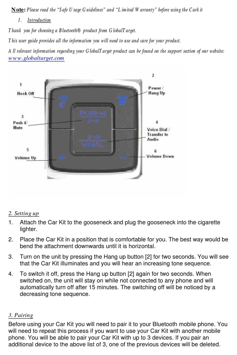 GlobalTarget SBL-310 manual