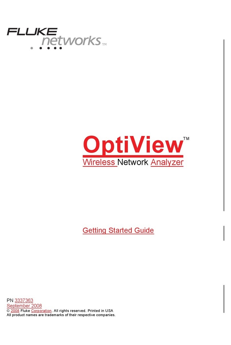Fluke OptiView Getting started guide