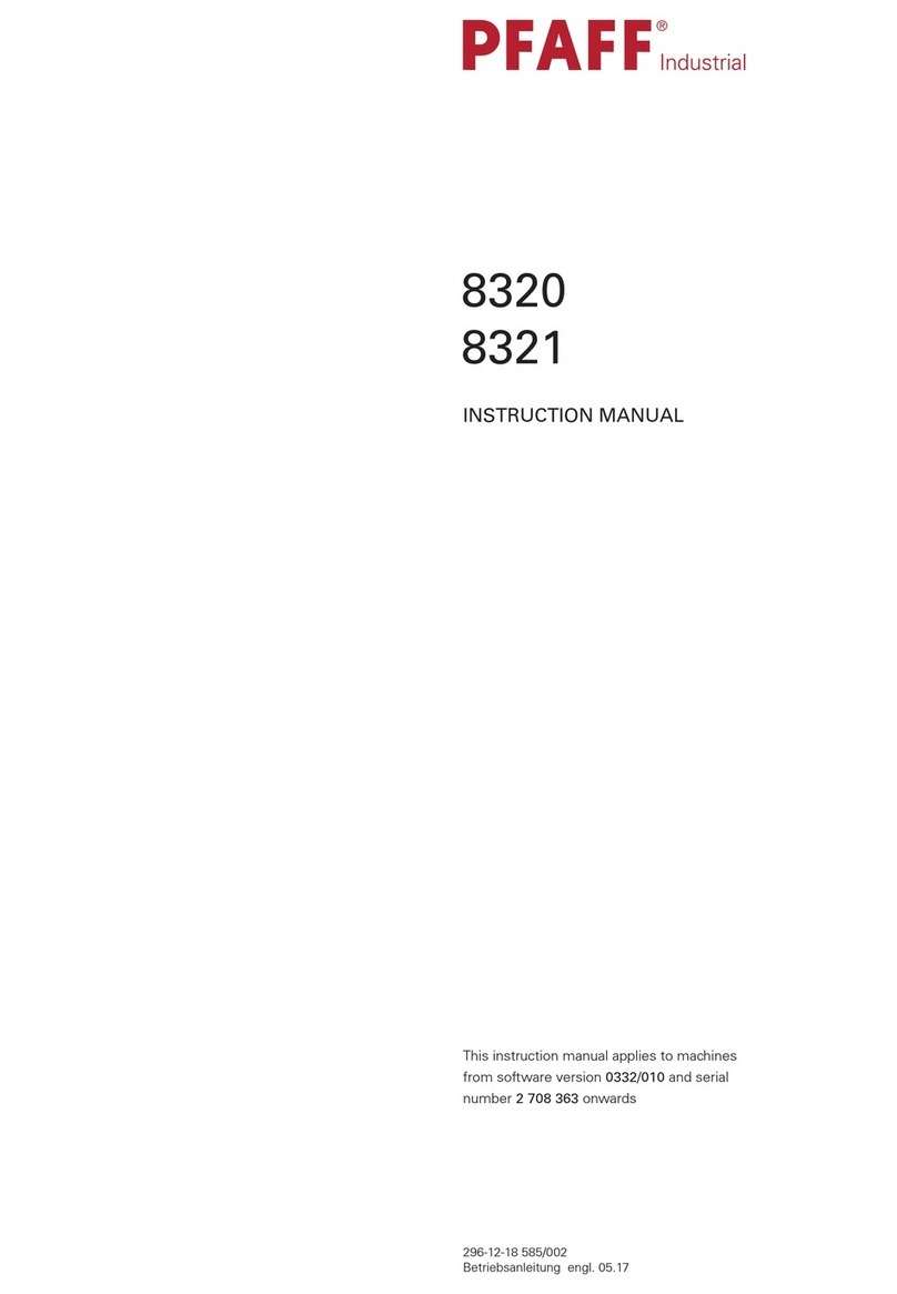 Pfaff 8320-020 instruction manual