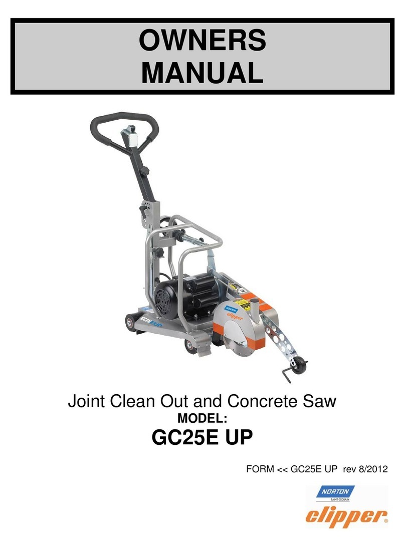 Clipper GC25E UP User manual Clipper GC25E UP User manual