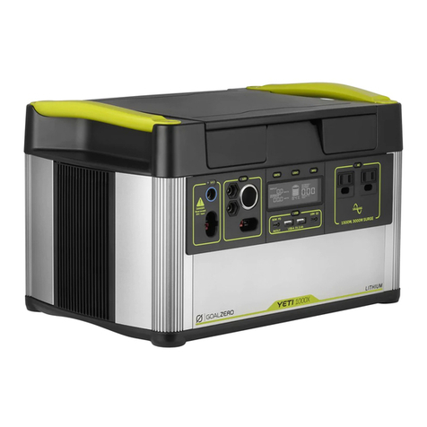 GOAL ZERO YETI 1000 LiTHIUM user guide