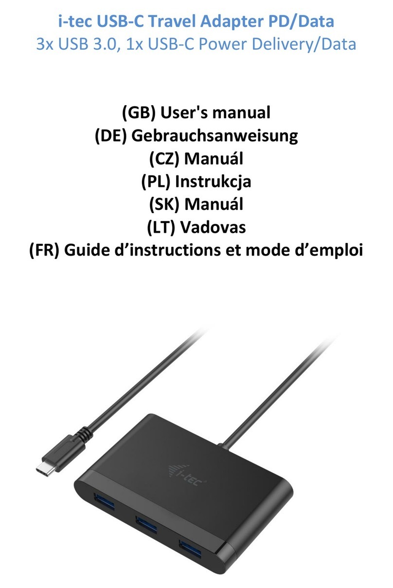 Itec C31DTPDHUB3 User manual