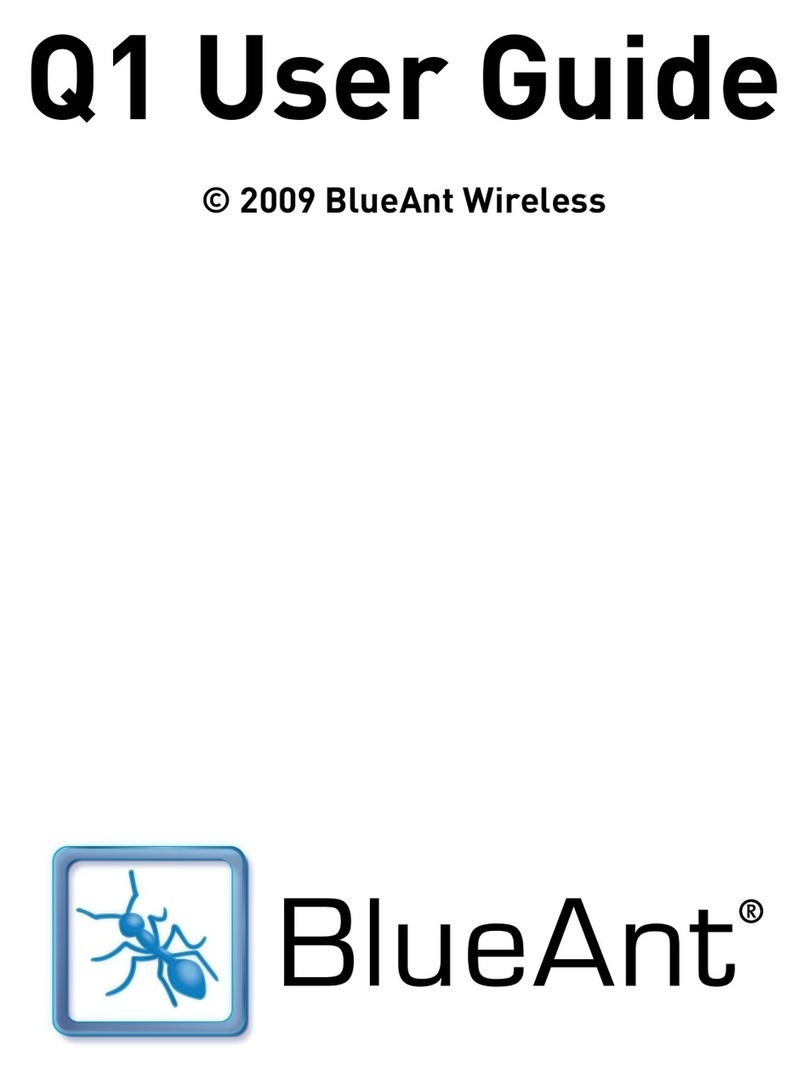 Blueant Q1 User manual