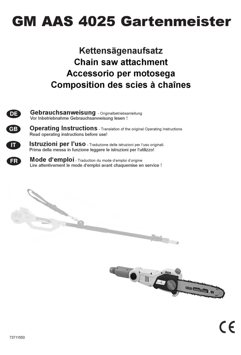 IKRAmogatec Gartenmeister GM AAS 4025 operating instructions