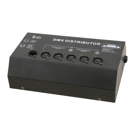 Qtx DMX-D4 user manual