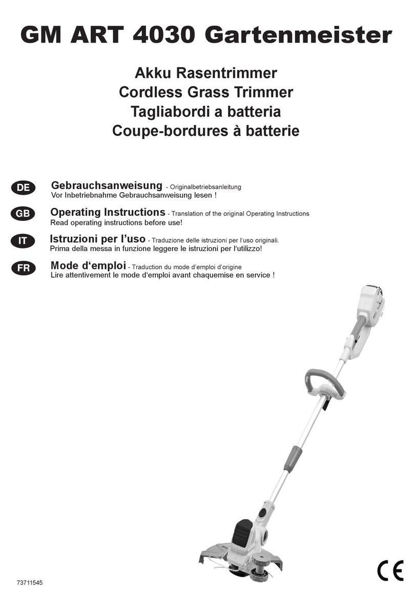 IKRAmogatec Gartenmeister GM ART 4030 operating instructions