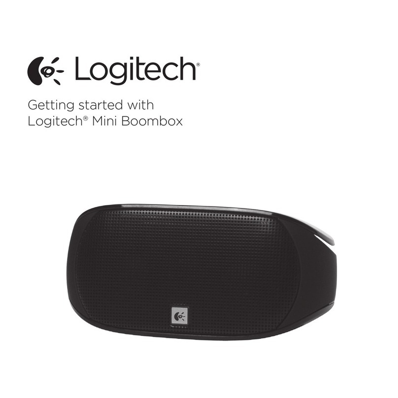 Logitech Mini Boombox User manual