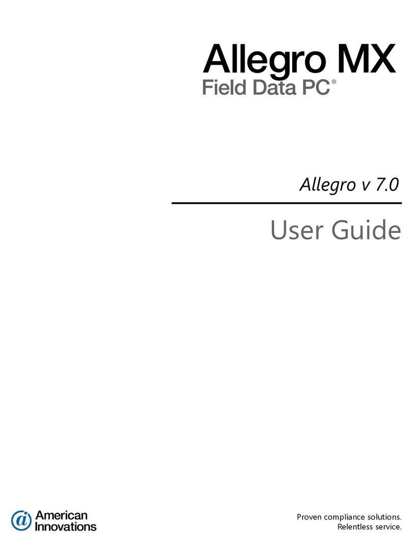 American Innovations Allegro MX user guide