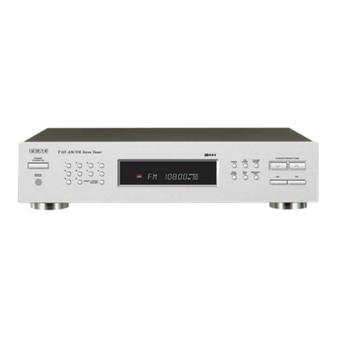 Teac T-1D User manual