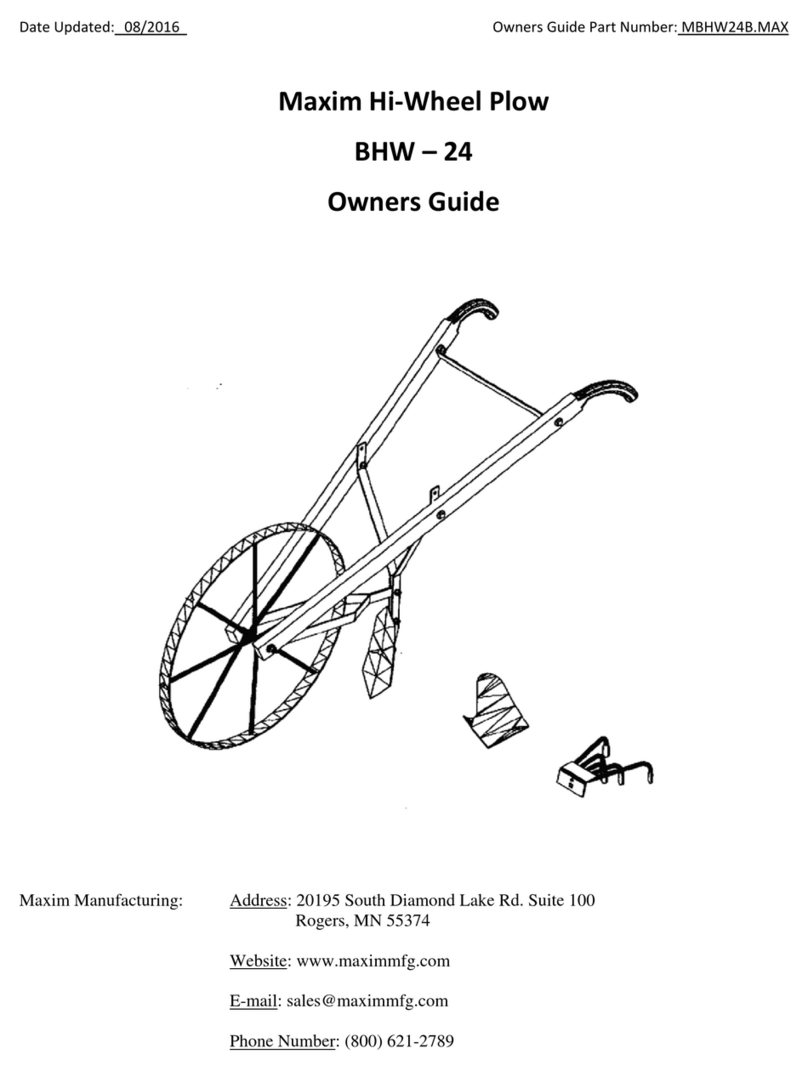 Maxim BHW-24 User manual