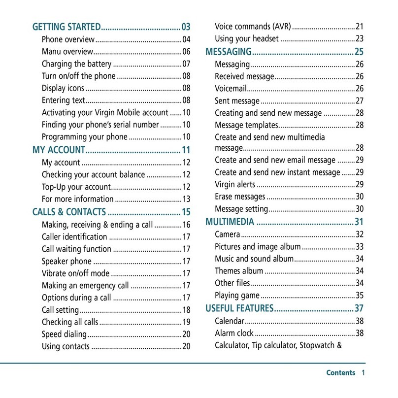Pantech X1 User manual