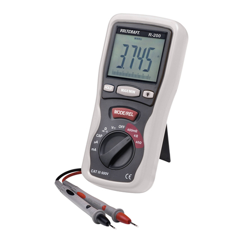 VOLTCRAFT R-200 User manual VOLTCRAFT R-200 User manual