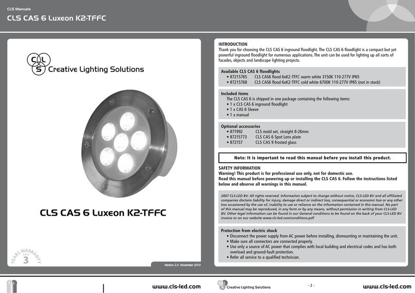 CLS CAS 6 Luxeon K2-TFFC User manual