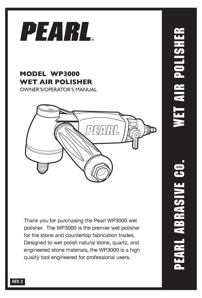 Pearl Abrasive WP3000 owner's manual