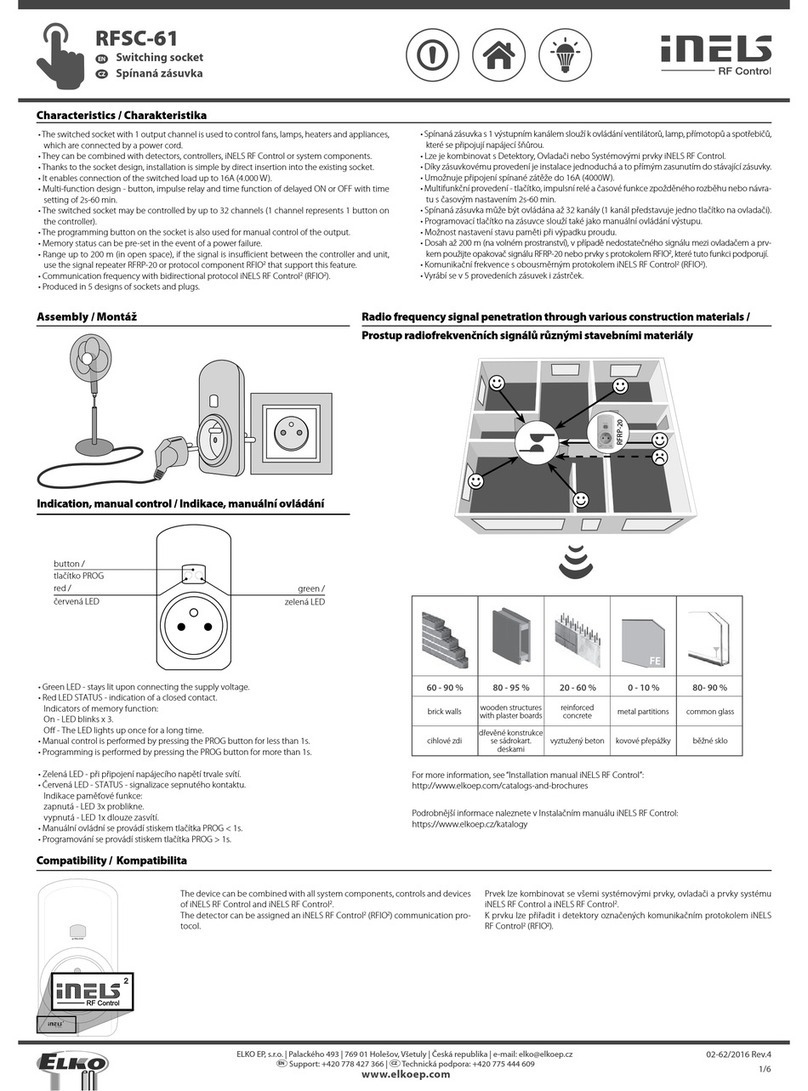 iNels RFSC-61 manual