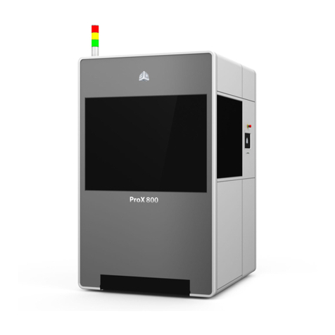 3D Systems ProX 800 User manual