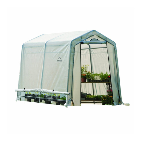 ShelterLogic Greenhouse-in-a-Box Easy Flow User manual