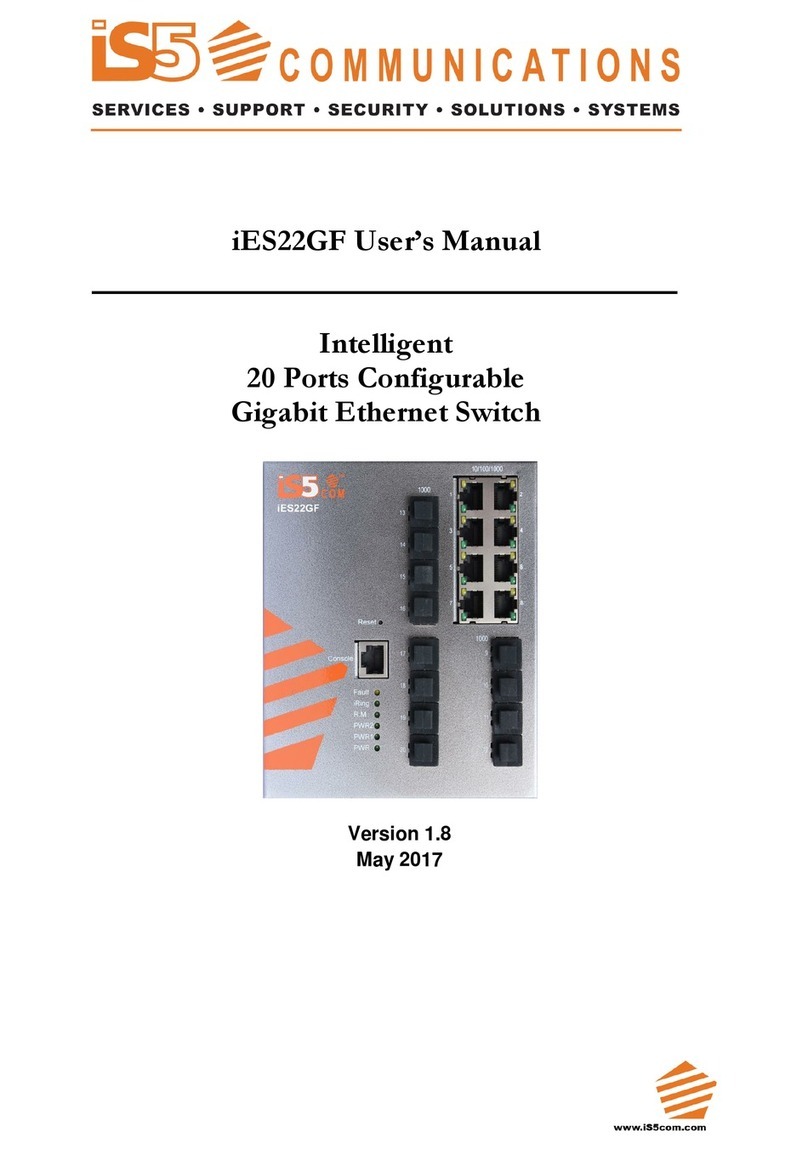 IS5 COMMUNICATIONS iES22GF user manual IS5 COMMUNICATIONS iES22GF user manual