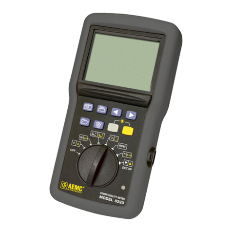 AEMC 8220 User manual