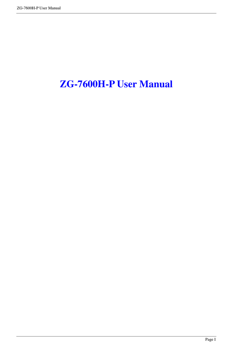 Nanjing Z-com Wireless ZG-7600H-P user manual Nanjing Z-com Wireless ZG-7600H-P user manual