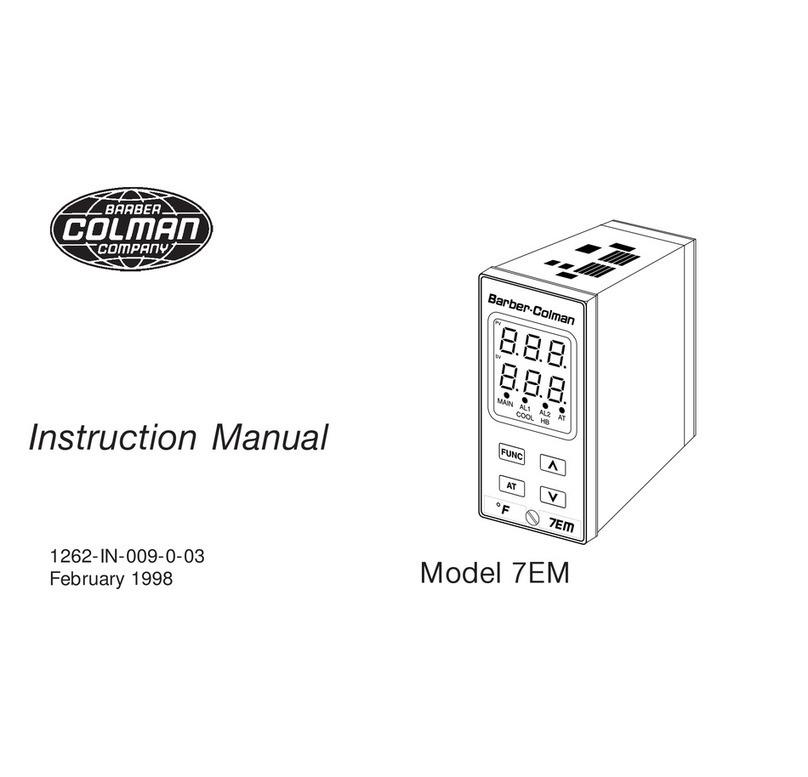 Barber-Colman 7EM instruction manual