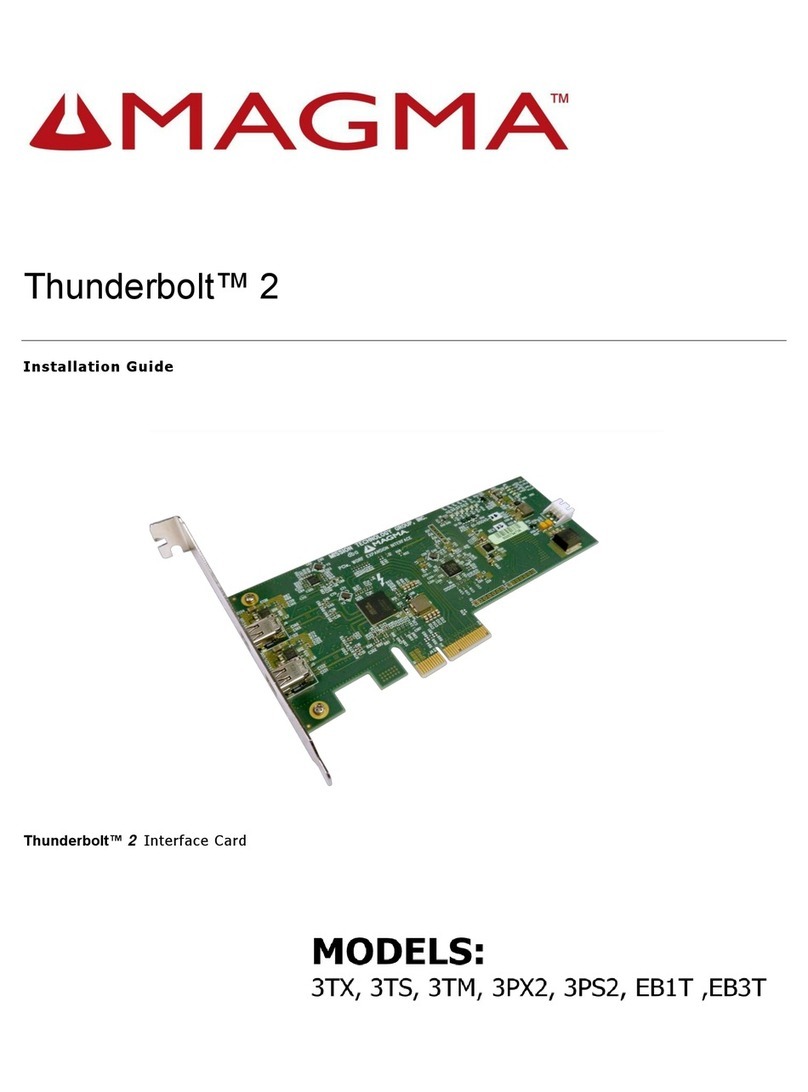 Magma 3TX User manual Magma 3TX User manual