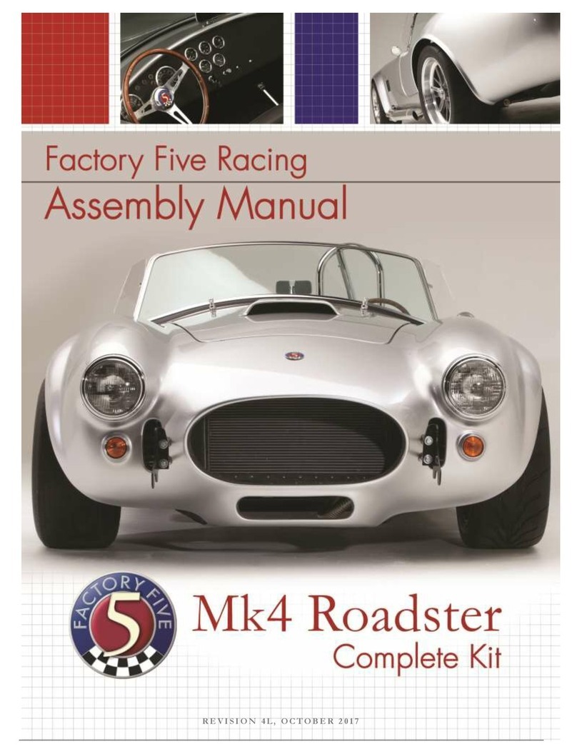 Factory Five Racing Mk4 Roadster Assembly manual